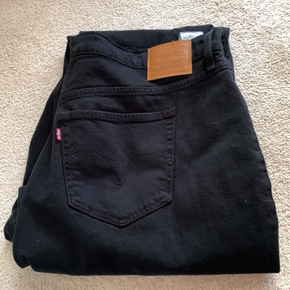 Levis Wedgie Fit Straight 22W plus size button fly jeans - Picture 4 of 9